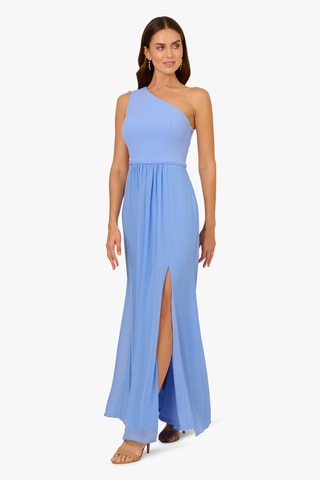 Robe asymétrique - Bleu