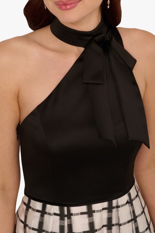 Robe longue - Noir et écru