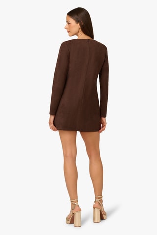 Robe droite - Marron foncé