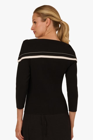 Pull - Écru et noir