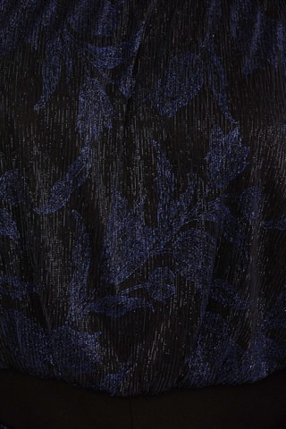 Combinaison trompe-l'œil - Bleu marine et noir