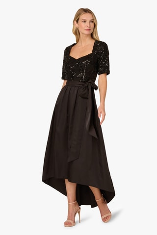 Robe trompe-l'œil - Noir