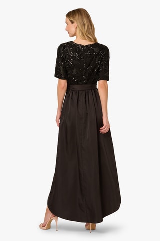 Robe trompe-l'œil - Noir