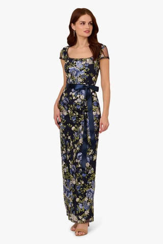 Robe longue - Bleu marine