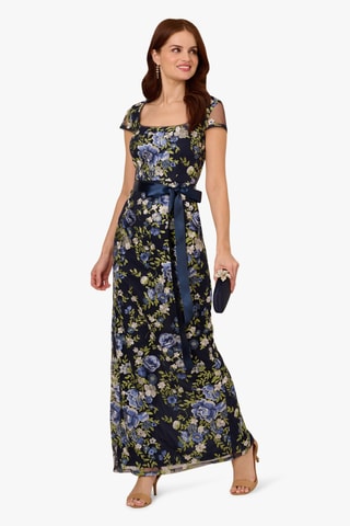 Robe longue - Bleu marine