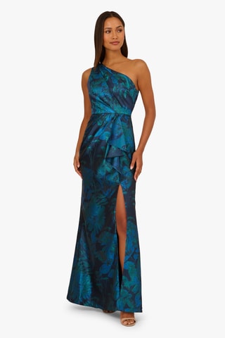 Robe asymétrique - Bleu