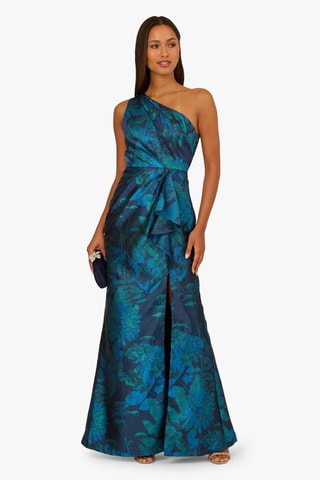 Robe asymétrique - Bleu