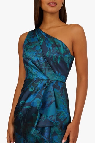 Robe asymétrique - Bleu