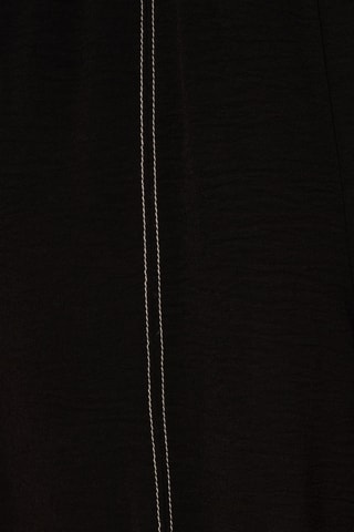 Pantalon wide legs - Écru et noir