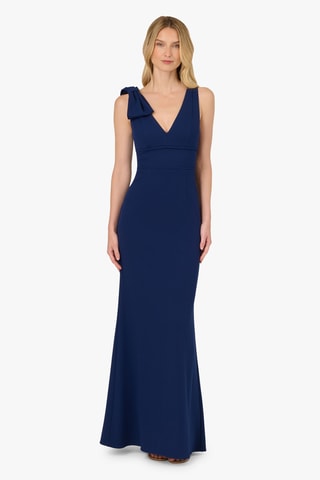 Robe longue - Bleu marine