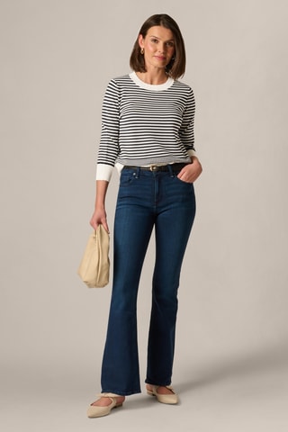 Pull - Bleu marine et écru