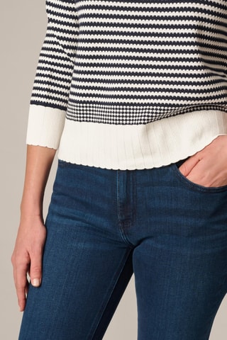 Pull - Bleu marine et écru