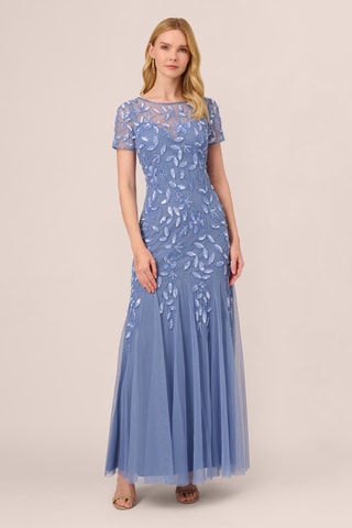 Robe longue - Bleu