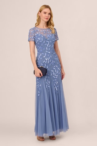 Robe longue - Bleu