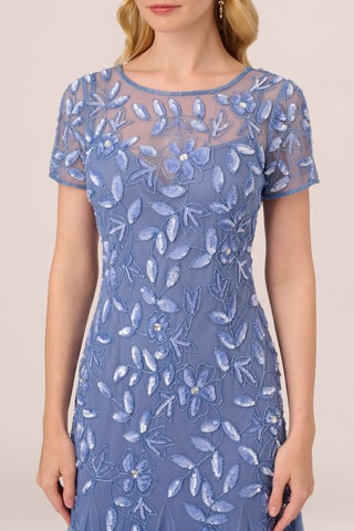 Robe longue - Bleu
