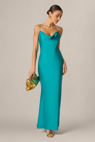 Robe longue - Turquoise