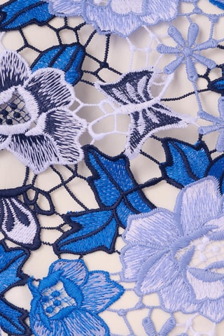 Robe droite - Bleu