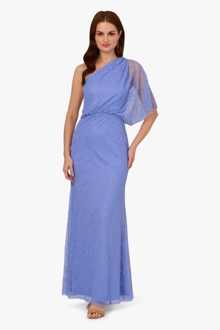 Robe asymétrique - Bleu