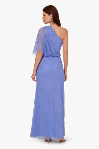 Robe asymétrique - Bleu