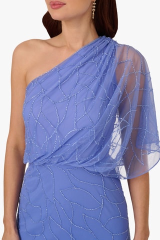 Robe asymétrique - Bleu