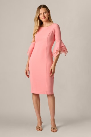 Robe fourreau - Corail