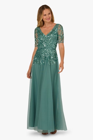 Robe longue - Vert