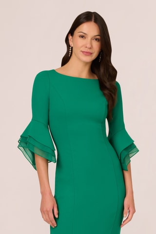 Robe fourreau - Vert