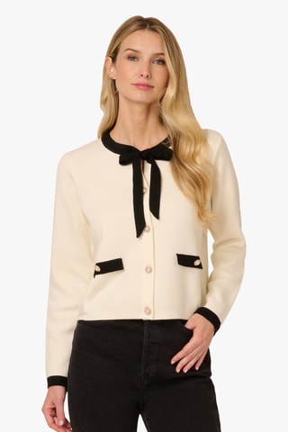 Gilet - Écru et noir