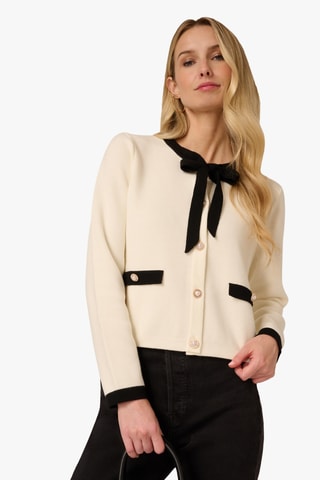 Gilet - Écru et noir