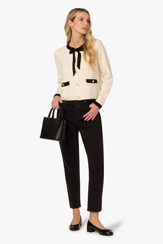 Gilet - Écru et noir