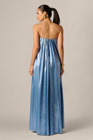 Robe bustier - Bleu