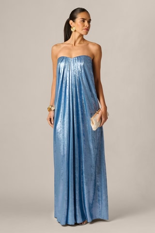 Robe bustier - Bleu