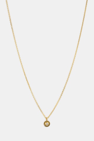 Collier - Or jaune 18 carats et diamant
