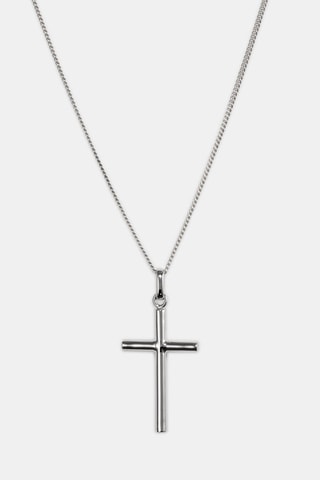 Pendentif Croix - Or blanc 18 carats