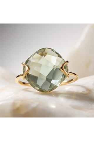Bague - Or jaune et améthyste
