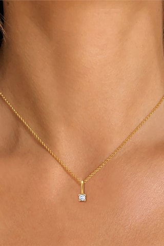 Pendentif - Or jaune et diamant