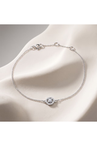 Bracelet - Or blanc et diamants