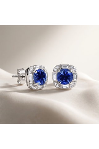 Puces - Or blanc, diamants, saphirs et topazes