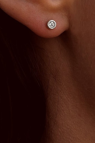 Puces - Or blanc et diamants