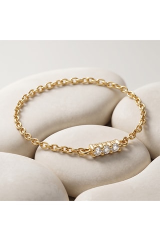 Bague - Or jaune et diamants