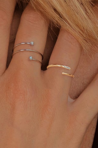 Bague - Or jaune et diamants