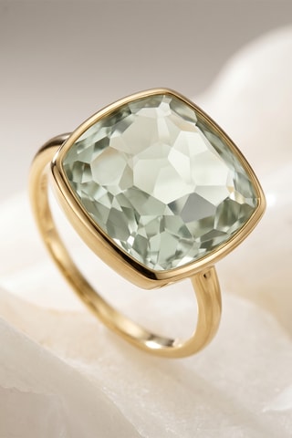 Bague - Or jaune et améthyste