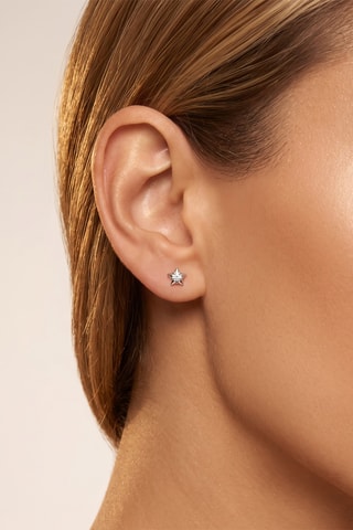 Puces - Or blanc et diamants