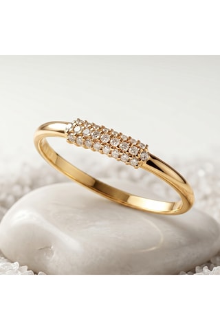 Bague - Or jaune et diamants