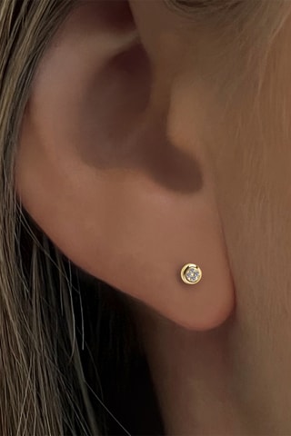 Puces - Or jaune et diamants
