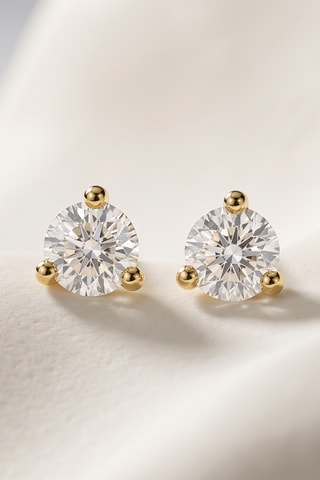 Puces - Or jaune et diamants