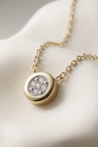 Collier - Or jaune et diamants