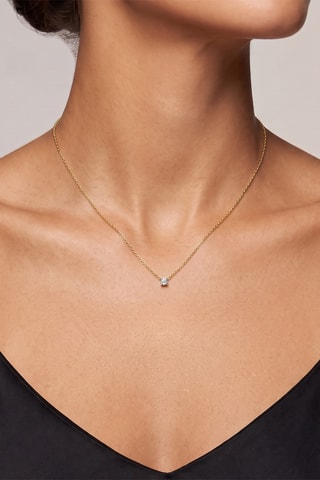 Collier - Or jaune et diamant