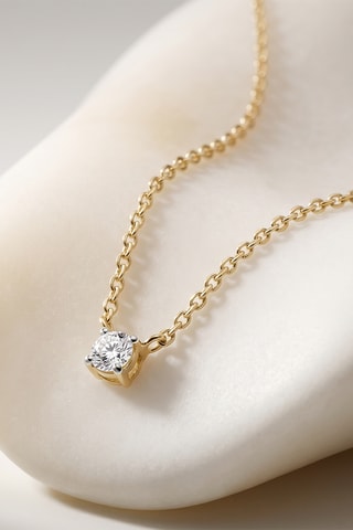 Collier - Or jaune et diamant