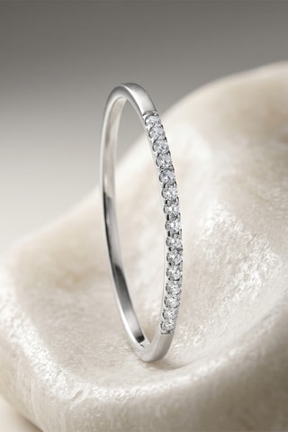 Bague - Or blanc et diamants